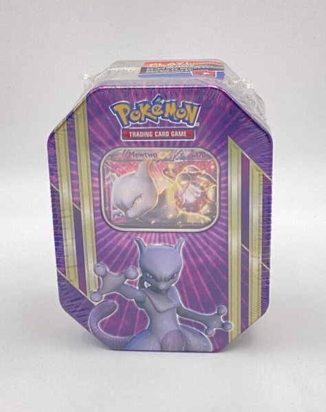 Pokemon Mewtwo EX 2016 Champions Tin Set Pokemon Mewtwo EX 2016 Champions Tin Set