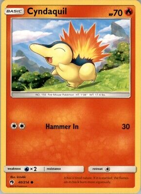 Pokemon 2018 Sun & Moon - Lost Thunder Cyndaquil Basic/Common #40