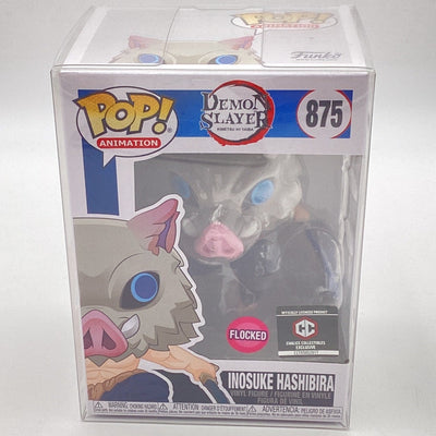 Funko Pop! Animation - Demon Slayer - Inosuke Hashibira (Flocked) (Exclusive)