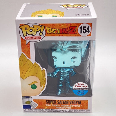 Funko Pop! Animation - Dragon Ball Z - Super Saiyan Vegeta (Blue Chrome) (NYCC 2018 Exclusive)