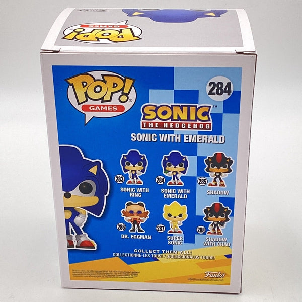 Funko Pop! Sonic The Hedgehog Sonic with Ring & Sonic with Emerald Set of 2  