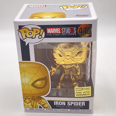 Funko Pop! Marvel Studios - Iron Spider (Gold Chrome)