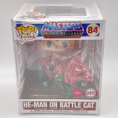 Funko Pop! Rides - Masters Of The Universe - He-Man On Battle Cat (Flocked) (Special Edition)