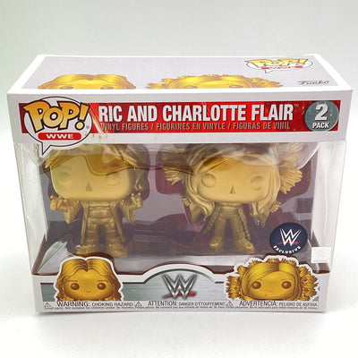 Funko Pop! WWE - Ric and Charlotte Flair (2 Pack) (WWE Shop Exclusive)