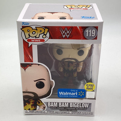Funko Pop! WWE - Bam Bam Bigelow (Glow In The Dark) (Walmart Exclusive) (Damaged)