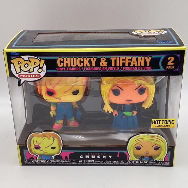 Funko Pop! Movies Bride Of Chucky Chucky Tiffany (2 Pack) (Black