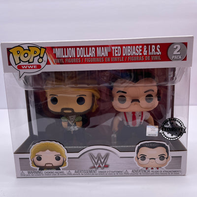 Funko Pop! WWE - Million Dollar Man Ted Dibiase & IRS (2 Pack) (Exclusive)