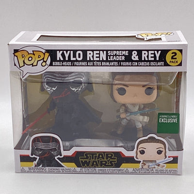Funko Pop! Star Wars - Kylo Ren Supreme Leader & Rey (2 Pack) (Barnes & Noble Exclusive)