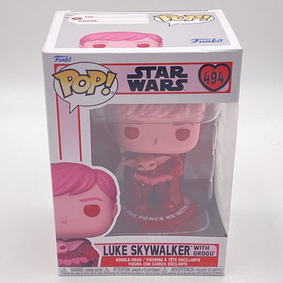 Funko Pop! Star Wars - Luke Skywalker With Grogu (Valentine's Day)