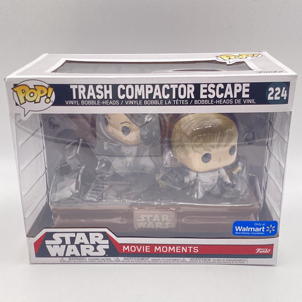 Funko pop store trash compactor escape