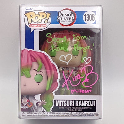 Funko Pop! Animation - Demon Slayer - Mitsuri Kanroji (Autographed by Kira Buckland) (PSA)