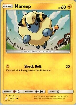 Pokemon 2019 Sun & Moon - Team Up Mareep Basic/Common #41