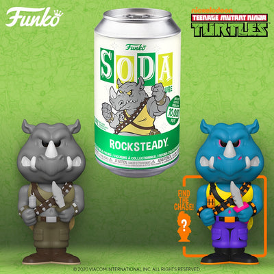 Funko Vinyl Soda - Rocksteady w/ Chase