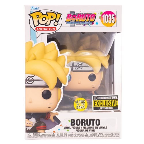 Funko Pop! Animation - Boruto with Marks (Glow In The Dark) - Entertainment  Earth Exclusive