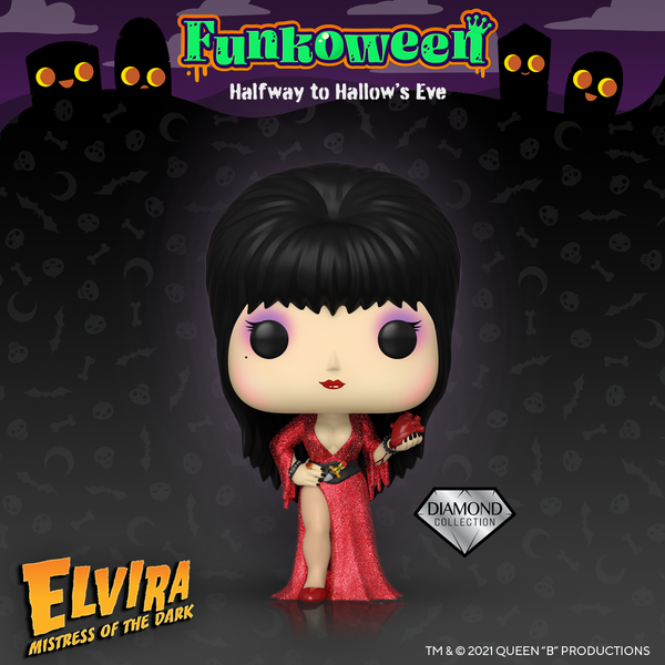 Funko Pop! Icons: Elvira (40th Anniversary) - online Elvira (Diamond Glitter)