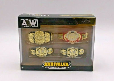 AEW Unrivaled Title Belts Pack Set