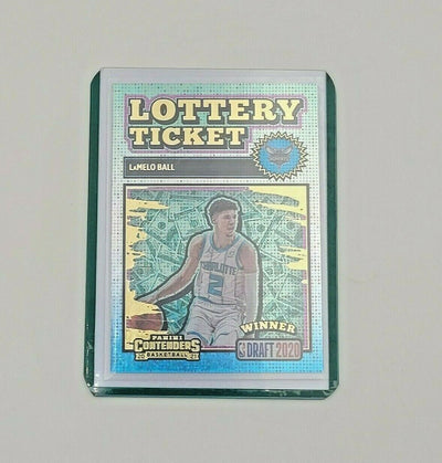 LaMelo Ball Lottery Ticket 2020-21 Panini Contenders Rookie RC Hornets #4