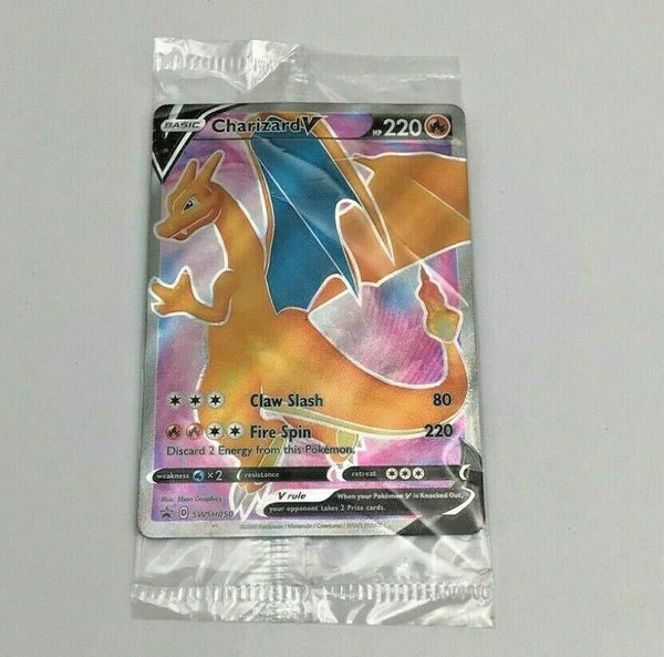 Charizard V SWSH050 Pokemon Card Black Star Promo Full Art Ultra Rare Charizard V SWSH050 Pokemon Card Black Star Promo Full Art Ultra Rare