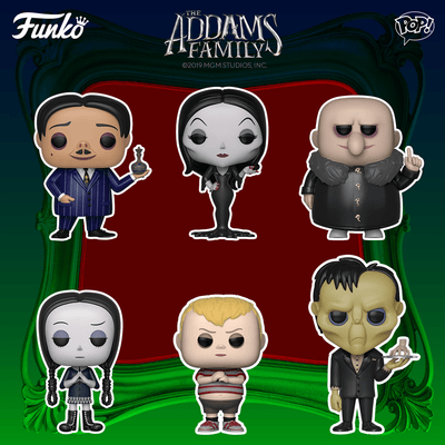 The Addams Family Movie Funko Pops