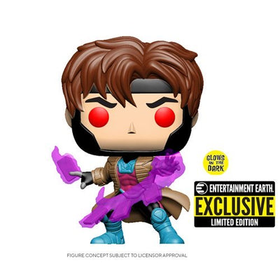 Funko Pop! Marvel - X-Men Classic - Gambit - Glow In The Dark (EE Exclusive)