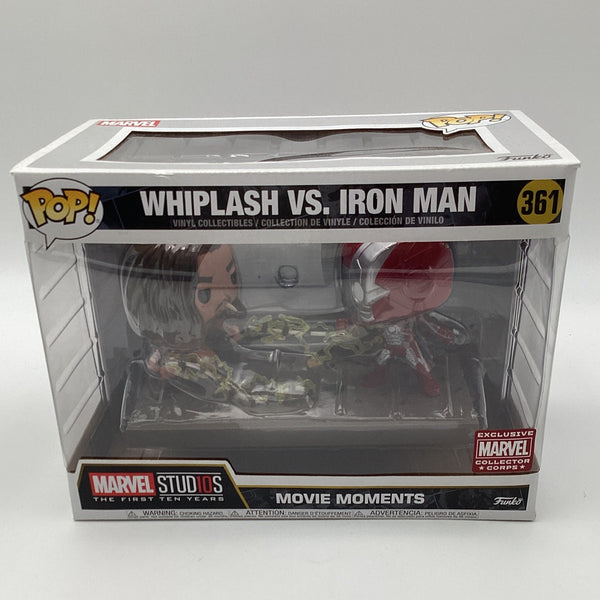 Figurine Pop Marvel Studios - L'anniversaire des 10 ans #361 pas cher : Whiplash VS Iron Man Figurine Pop Marvel Studios - L'anniversaire des 10 ans #361 pas cher : Whiplash VS Iron Man