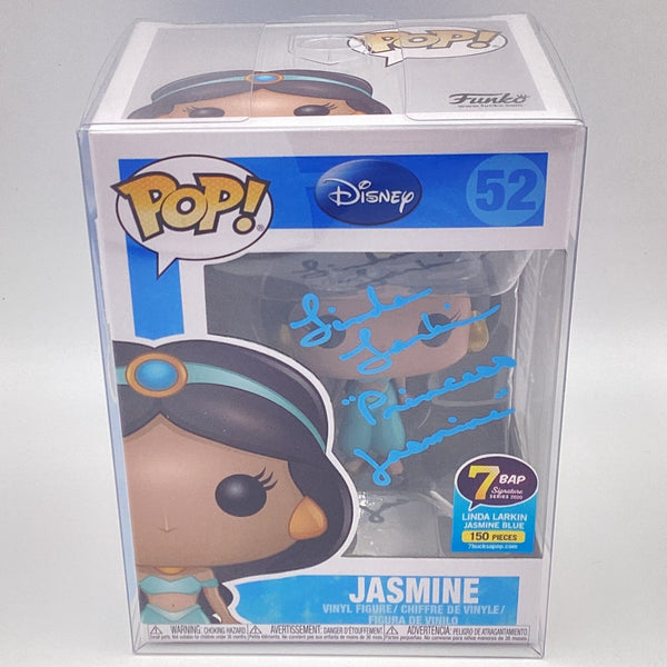 Funko Pop! Disney - Jasmine (Autographed by Linda Larkin) (JSA)