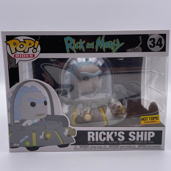 Rick and Morty hotsell Ricks Ship Funko Pop Hot Topic Exclusive