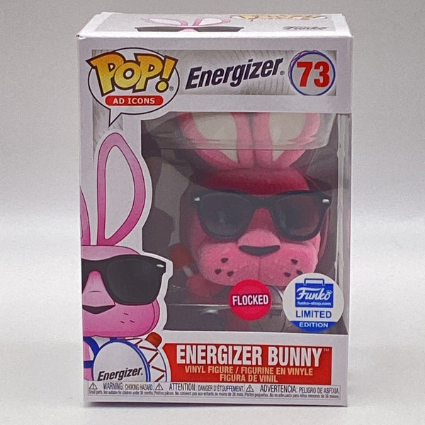 Funko Pop! AD Icons: Flocked Energizer Bunny (Exclusive) | Edizione Limitata Floccata 9,5 Cm | Coniglietto Energizer Da Collezione
