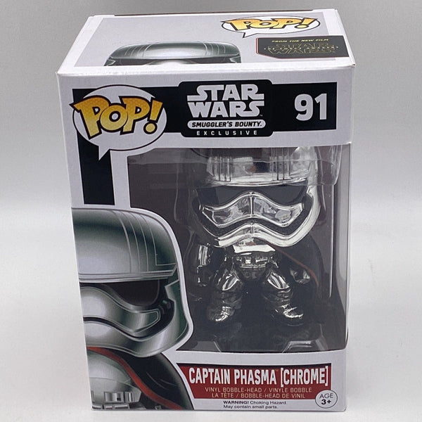 Funko Pop! Star Wars - Captain Phasma (Chrome) (Smuggler’s Bounty Excl