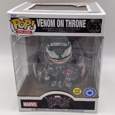 Funko Pop! Deluxe - Marvel - Venom On Throne (Glow In The Dark) (Exclusive)