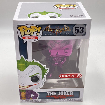 Funko Pop! Heroes - Batman Arkham Asylum - The Joker (Purple Chrome) (Target Exclusive)