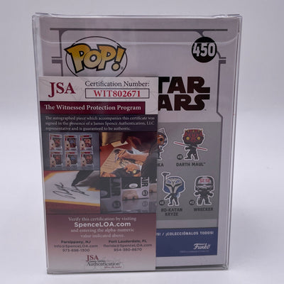 Funko Pop! Star Wars - Darth Maul (Autographed)