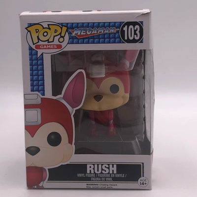 Funko Pop! Games - MegaMan - Rush (Damaged)