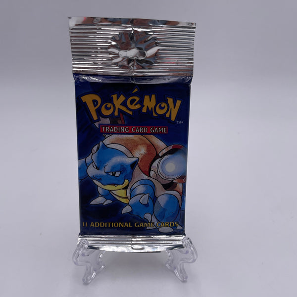 1999 Pokemon Base Set Booster Pack Blastoise (Factory Sealed) 1999 Pokemon Base Set Booster Pack Blastoise (Factory Sealed)