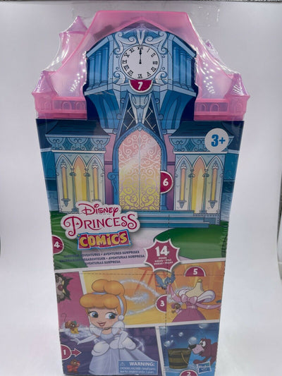 Disney Princess Comics Surprise Adventures Cinderella Castle 14 Pcs Figure