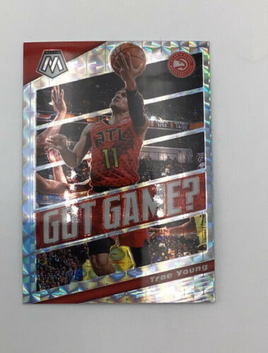 2019-20 Mosaic Trae Young GOT GAME SILVER PRIZM PARALLEL SP Atlanta Hawks #11