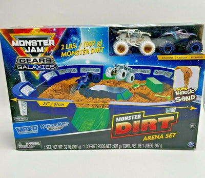 Monster Jam MAX D Monster Dirt Arena Set With Kinetic Sand 32oz