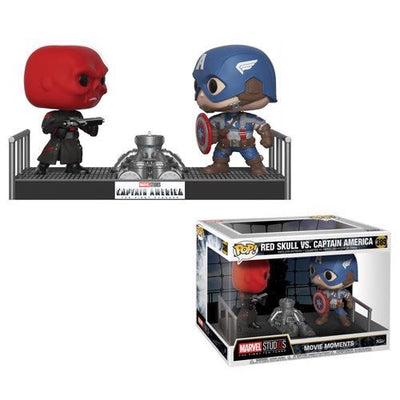 Red Skull vs Captain America Movie Moments Funko Pop