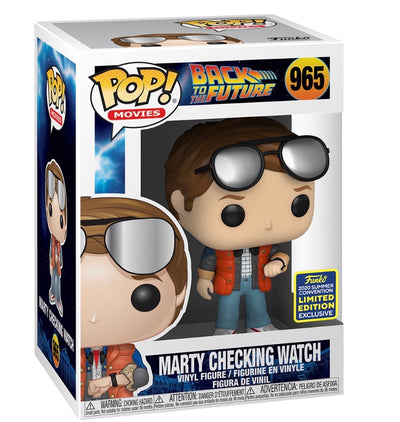 Funko Pop! Movies - Back To The Future - Marty Checking Watch (SDCC 2020)