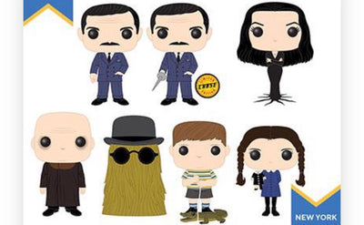 The Addams Family Funko Pop BUNDLE with chase