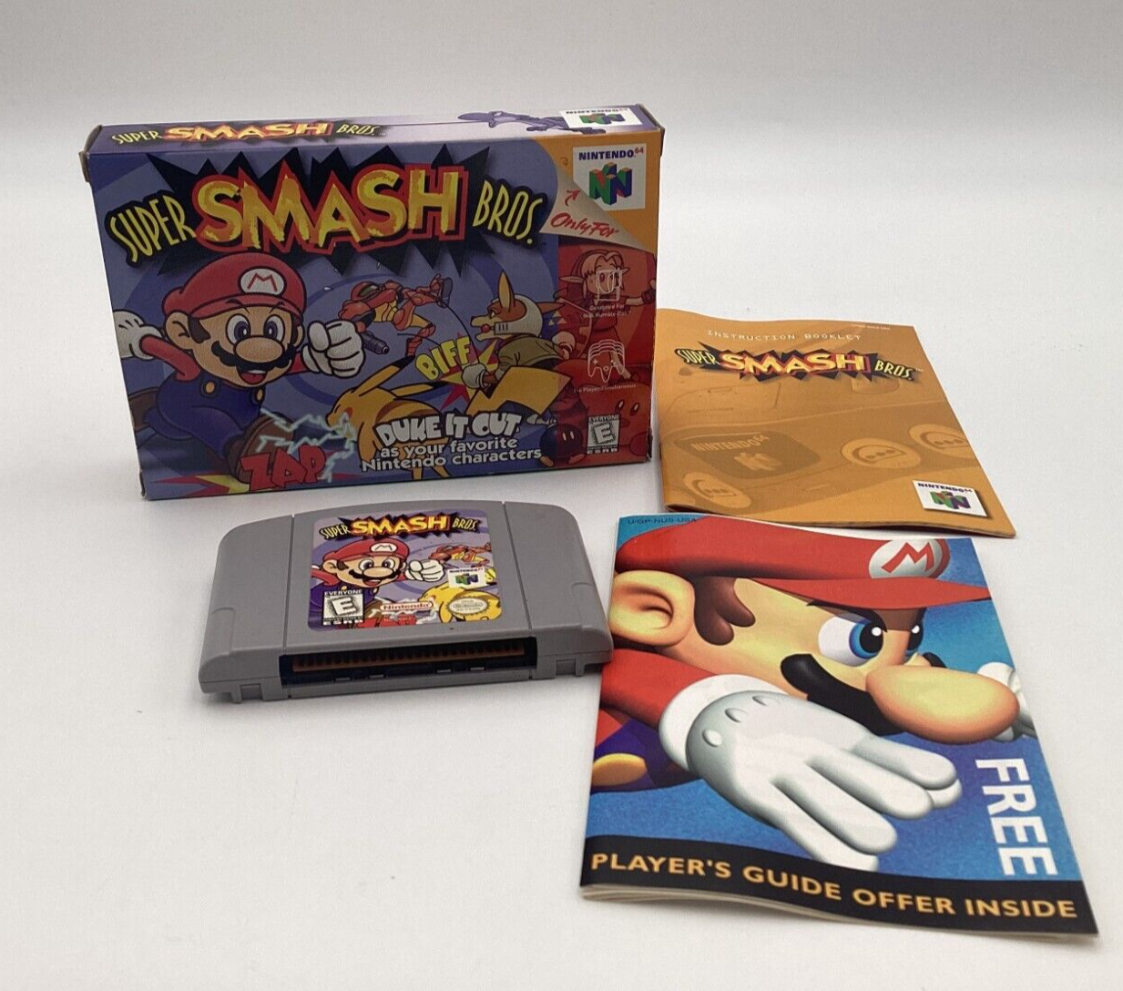 Super smash bros n64 best sale box