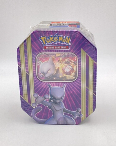 Pokemon Mewtwo EX 2016 Champions Tin Set