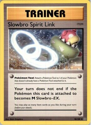 Pokemon 2016 XY - Evolutions Slowbro Spirit Link Uncommon #86