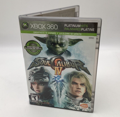 Soul Calibur IV Platinum Hits Xbox 360 Video Game