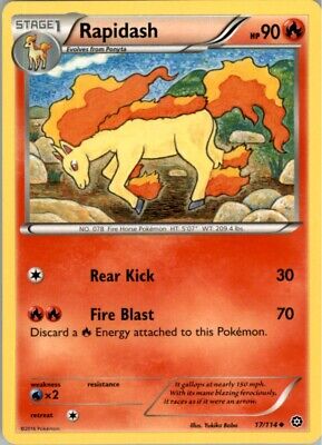 Pokemon 2016 XY - Steam Siege Rapidash Stage 1/Uncommon #17