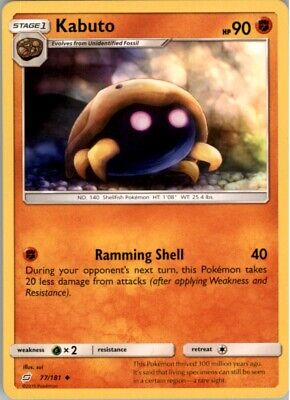 Pokemon 2019 Sun & Moon - Team Up Kabuto Stage 1/Uncommon #77