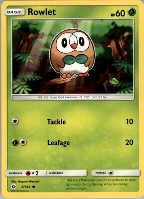 Pokemon 2021 Other - McDonald's Collection 2021 Rowlet Basic/Promo #7