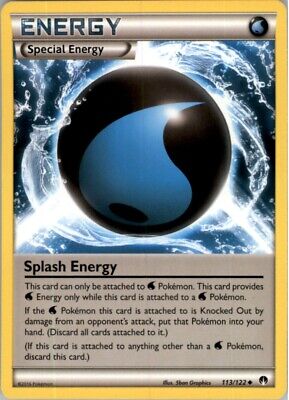 Pokemon 2016 XY - BREAKpoint Splash Energy Uncommon #113