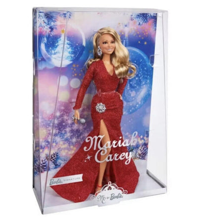 Barbie Signature Mariah Carey Holiday Celebration Collector Doll in Glittery Red Gown