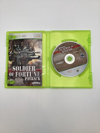 Soldier of Fortune: Payback Xbox 360 Video Game